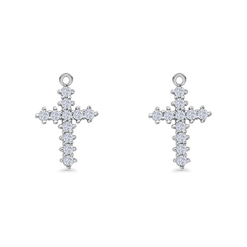 Cross Fishhook Earrings